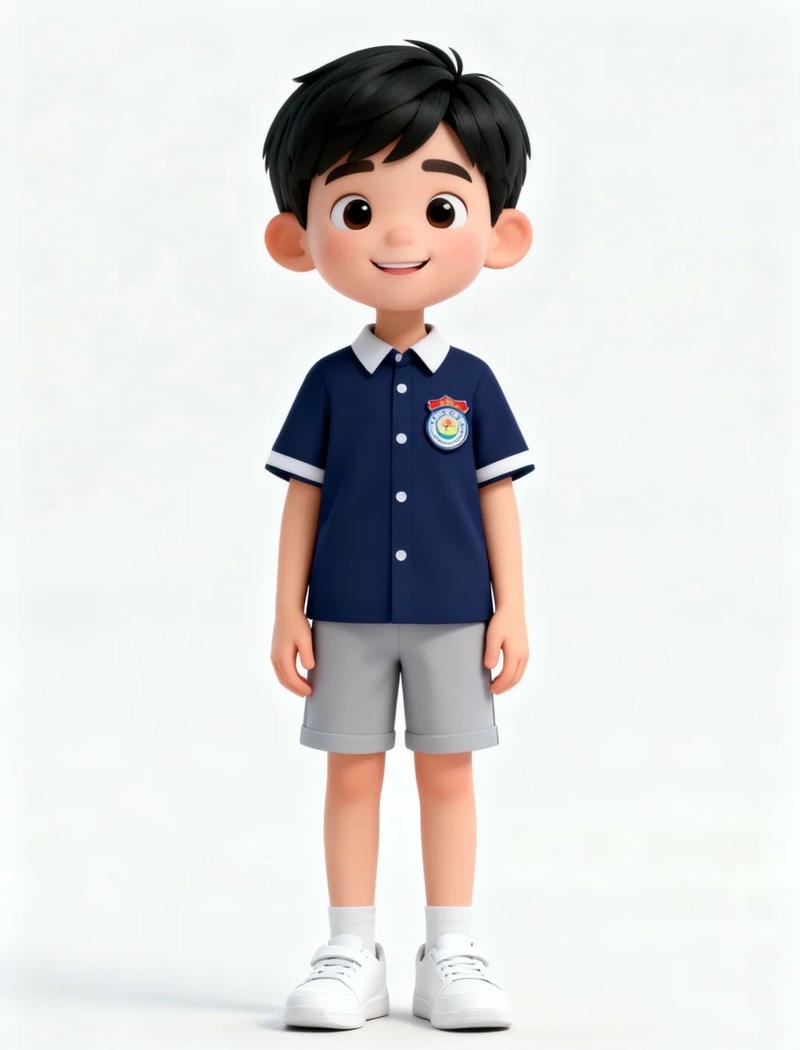 nhân vật chibi trong lớp học sáng tạo