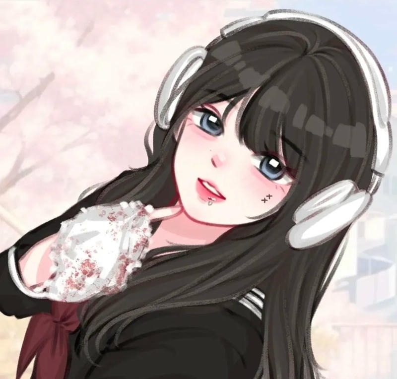 học sinh chibi mặc đồng phục mùa hè