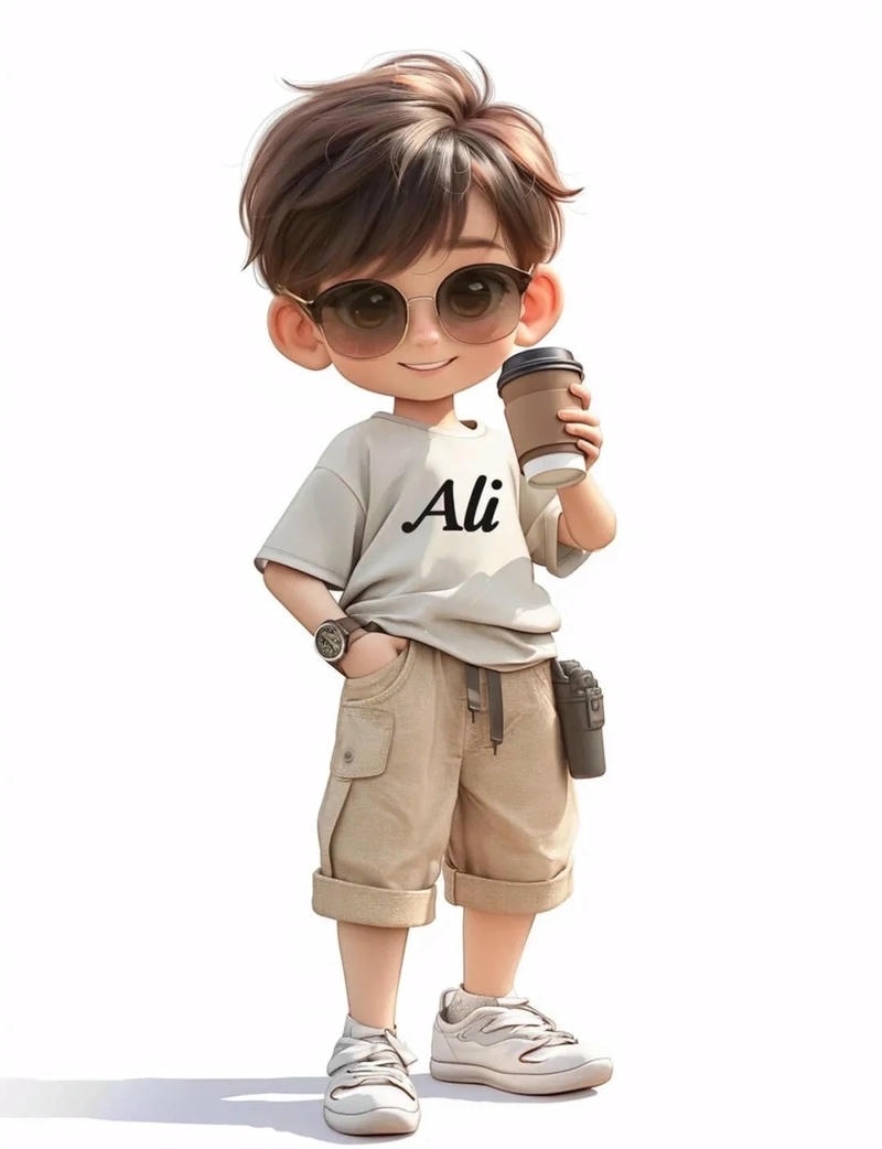 học sinh chibi cầm bút viết bài