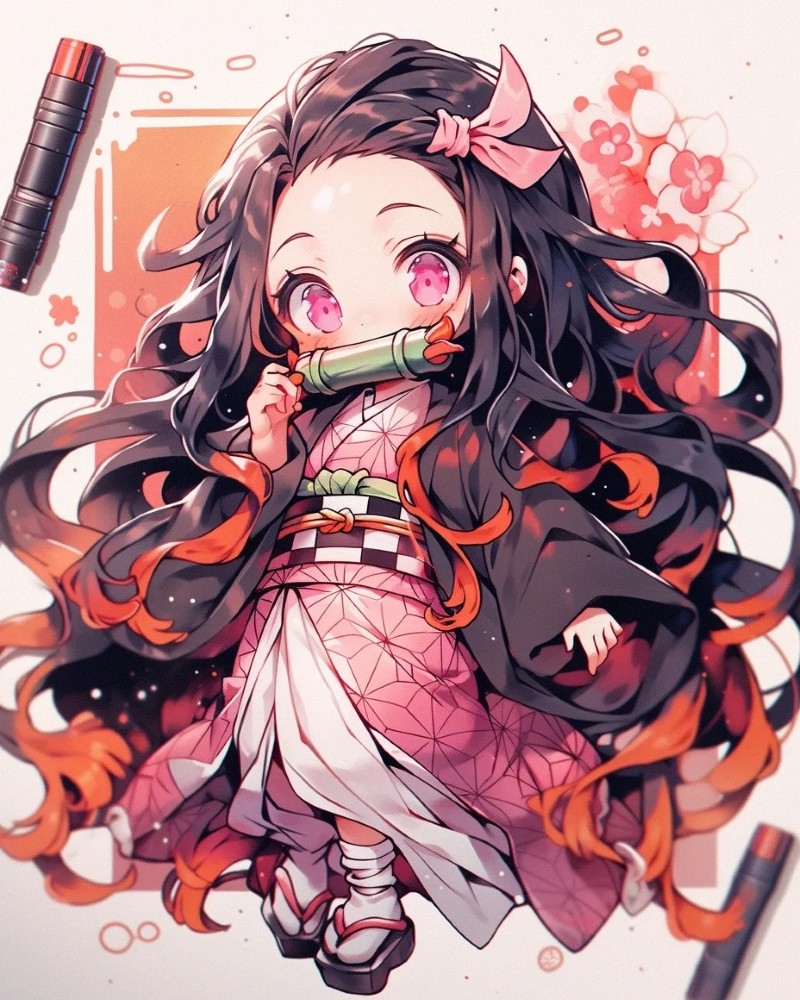 hình ảnh nezuko cute 2