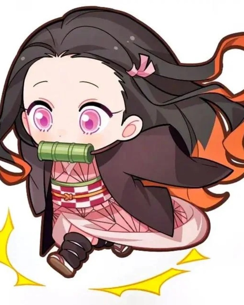 hình ảnh nezuko cute chibi