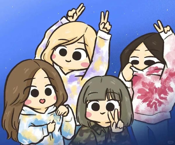 ảnh blackpink cute chibi