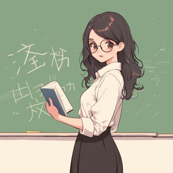 ảnh cô giáo chibi