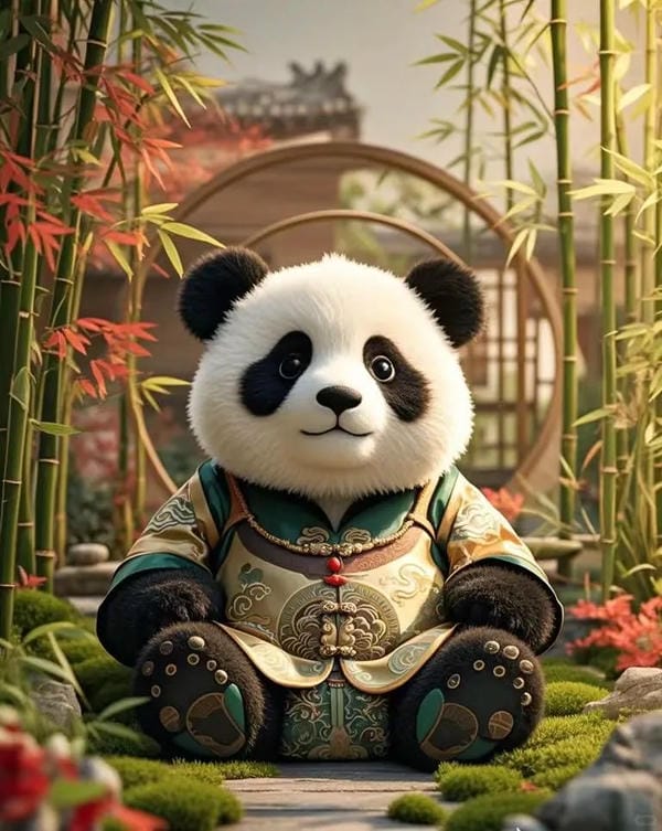 ảnh gấu trúc chibi