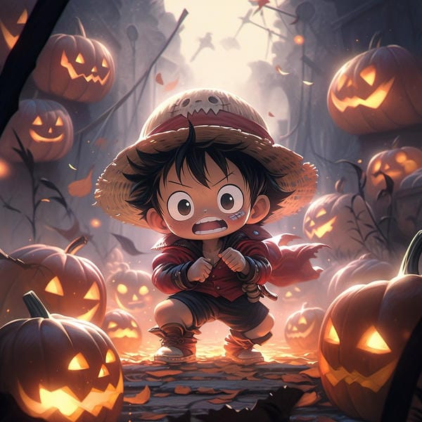 ảnh luffy chibi
