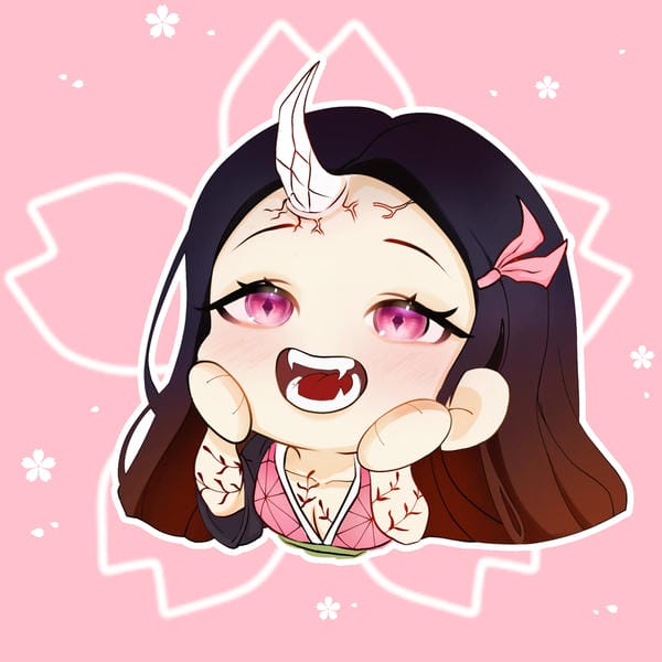 ảnh nezuko dễ thương chibi