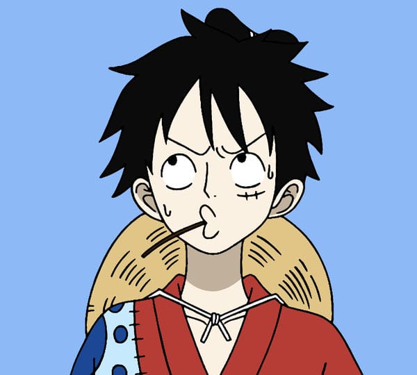 ảnh one piece luffy chibi