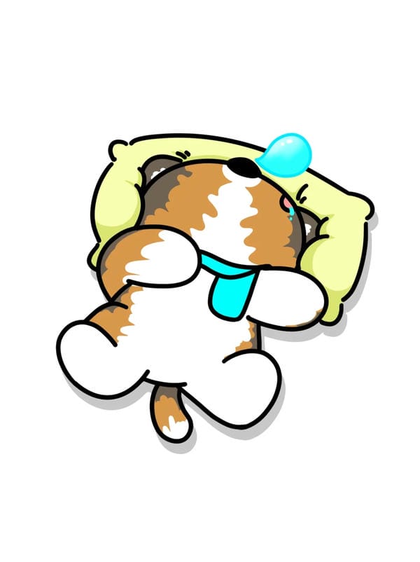 chó cute chibi