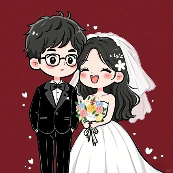 cô dâu chú rể chibi (11)