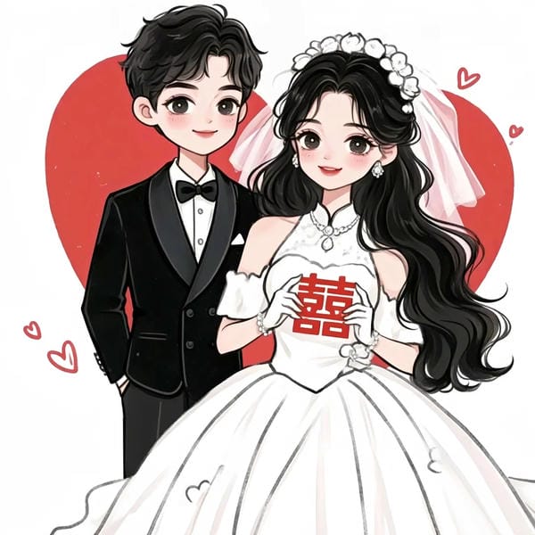 cô dâu chú rể chibi (17)