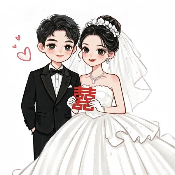 cô dâu chú rể chibi (19)