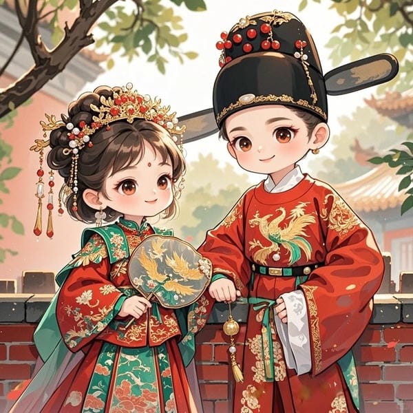cô dâu chú rể chibi (20)