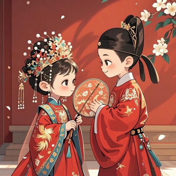 cô dâu chú rể chibi (28)