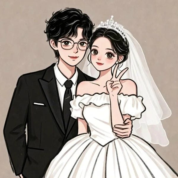 cô dâu chú rể chibi (31)