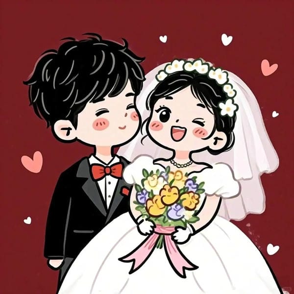cô dâu chú rể chibi (5)