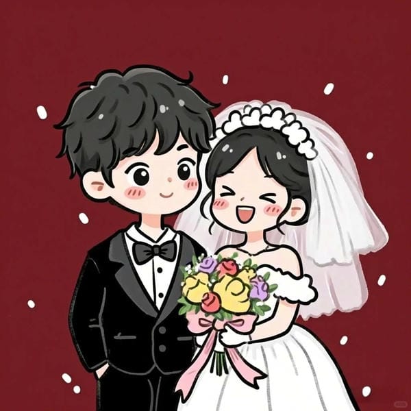 cô dâu chú rể chibi (7)