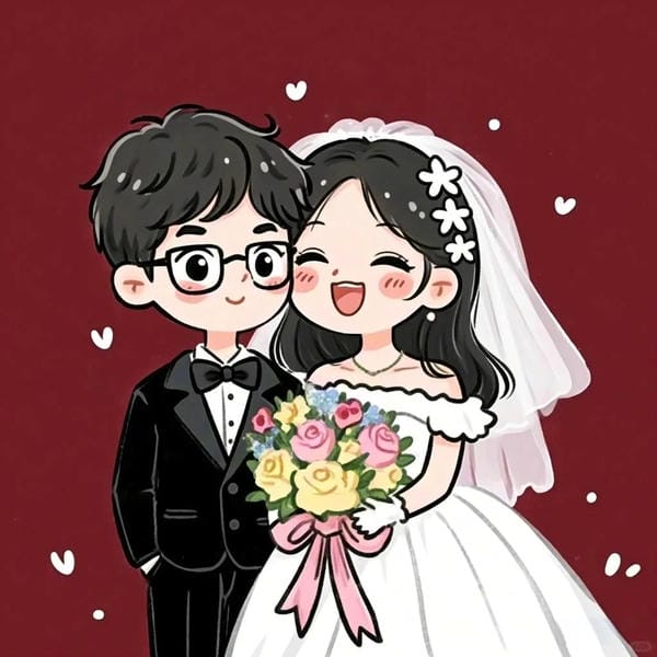 cô dâu chú rể chibi (8)