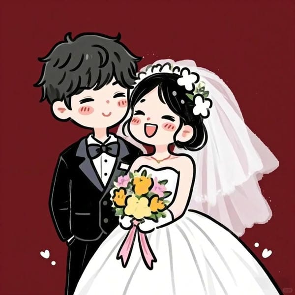 cô dâu chú rể chibi (9)