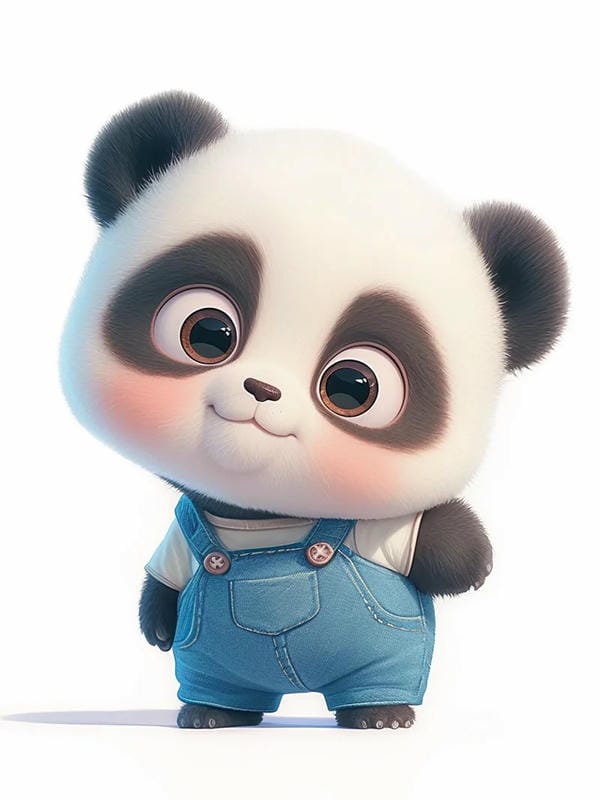 gấu trúc chibi (14)