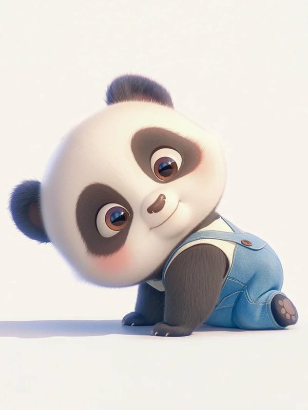 gấu trúc chibi (16)