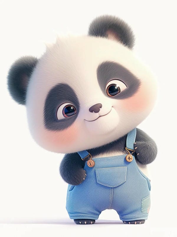 gấu trúc chibi (17)