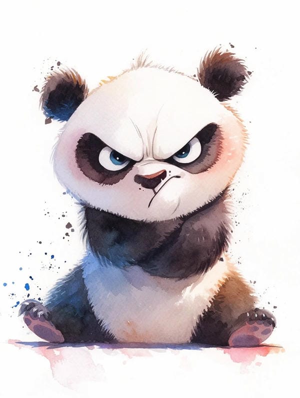 gấu trúc chibi cute