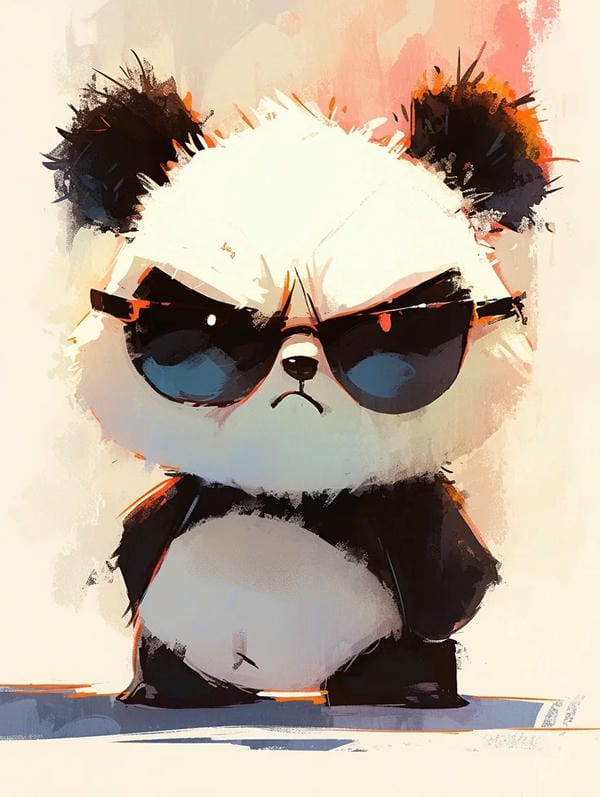 gấu trúc đỏ chibi​