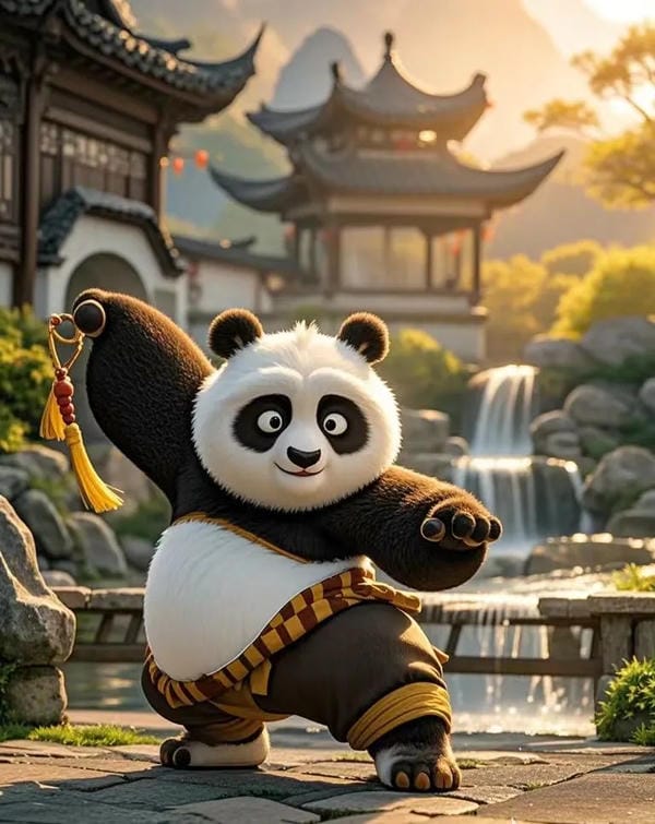 gấu trúc panda chibi