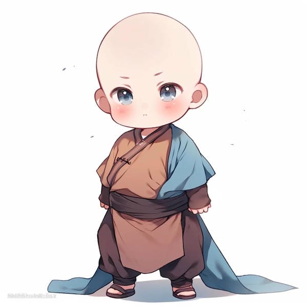 hình chú tiểu chibi (8)