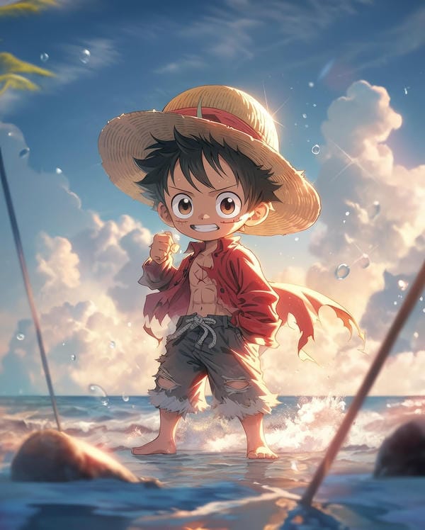 hình luffy chibi