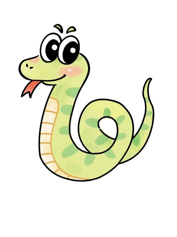 hình rắn chibi (10)