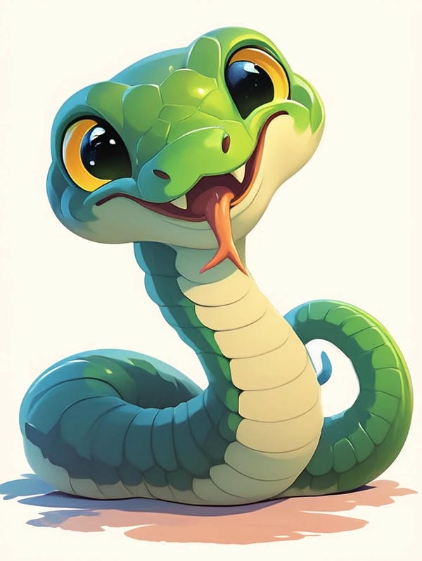 hình rắn chibi (13)