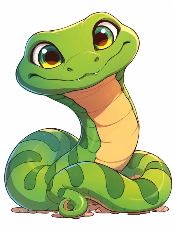 hình rắn chibi (14)