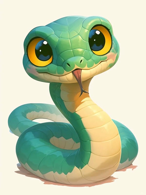 hình rắn chibi (16)