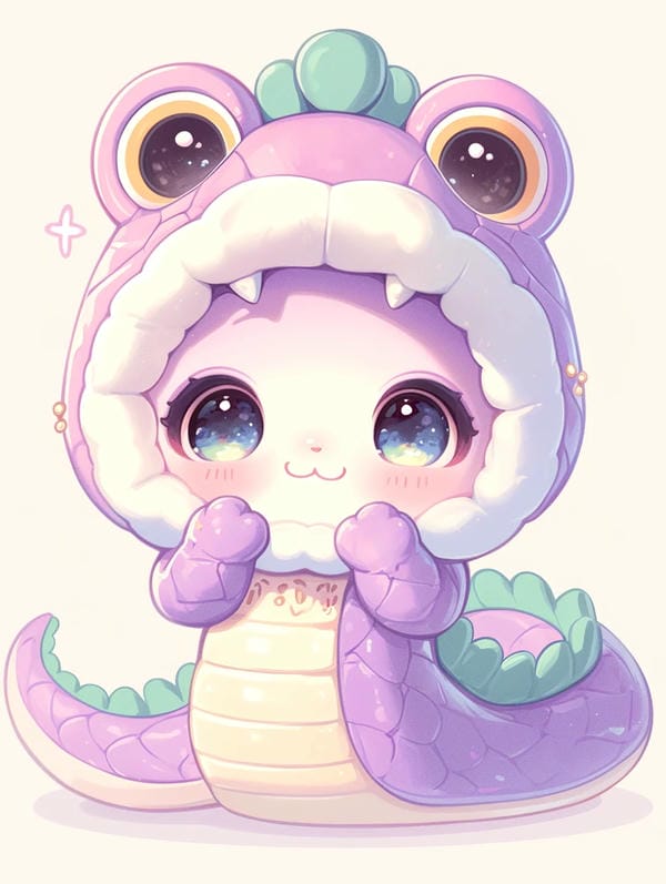 hình rắn chibi (28)