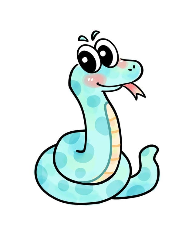 hình rắn chibi (5)