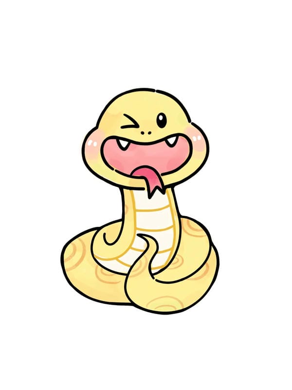 hình rắn chibi (6)