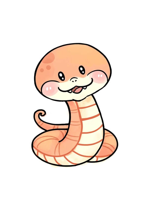 hình rắn chibi (7)