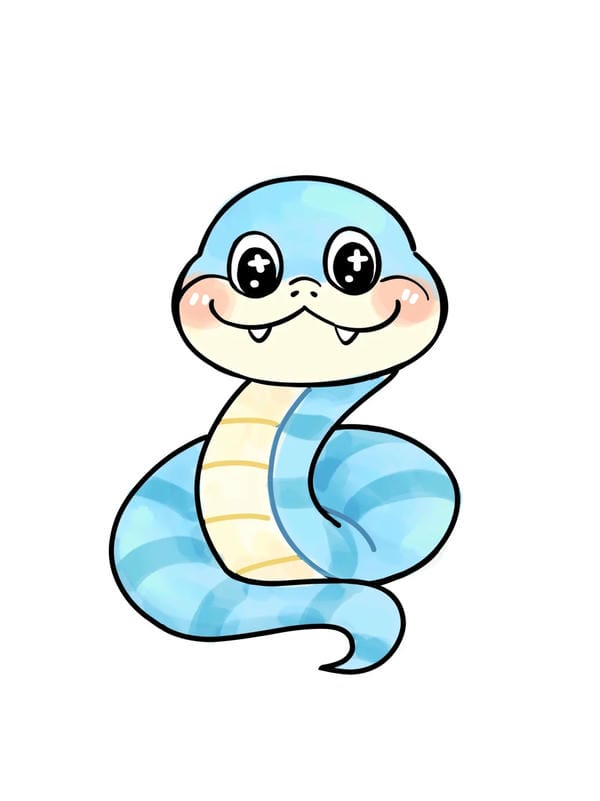 hình rắn chibi (8)