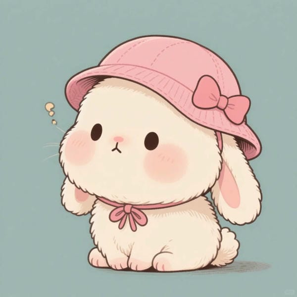 hình thỏ chibi​