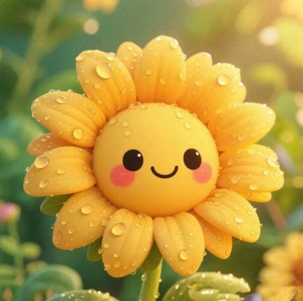 hoa hướng dương chibi (12)
