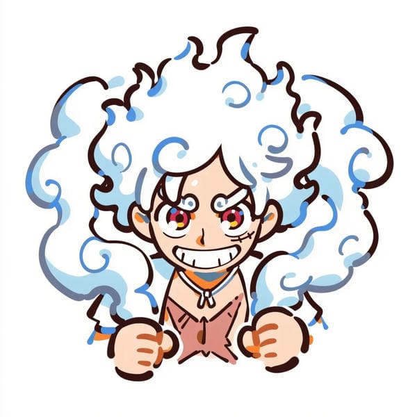 luffy gear 5 chibi (7)