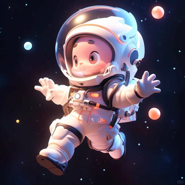 phi hành gia chibi (1)