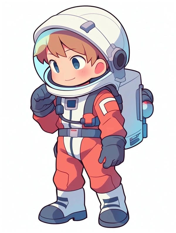 phi hành gia chibi (11)