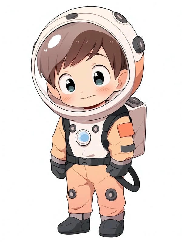 phi hành gia chibi (12)