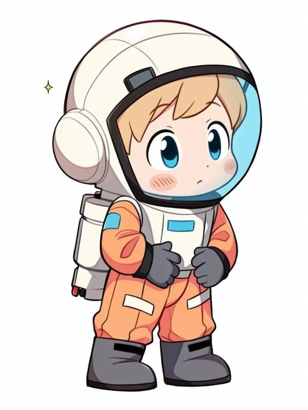 phi hành gia chibi (14)