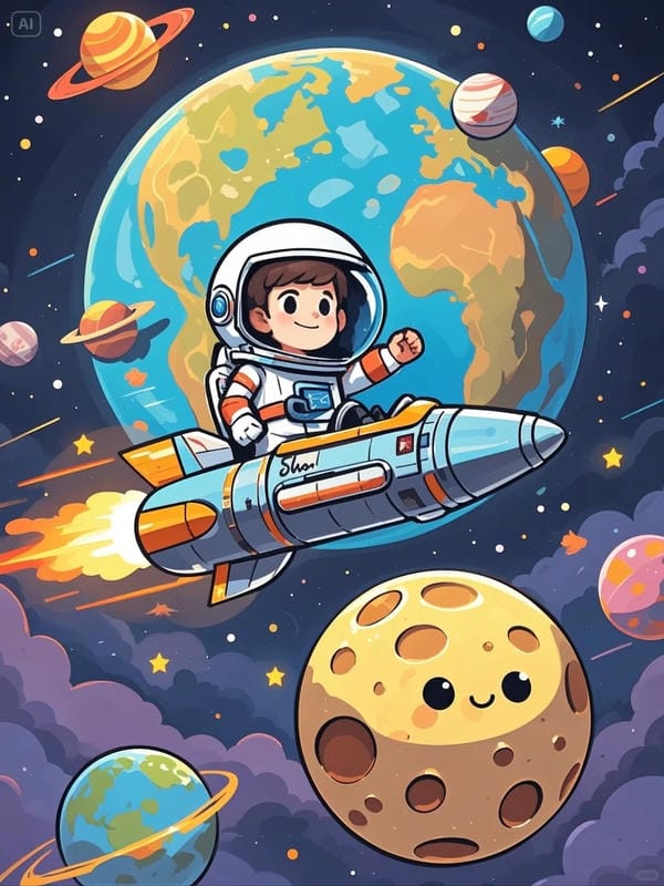 phi hành gia chibi (27)