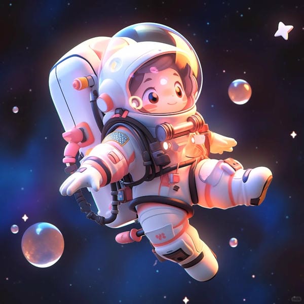 phi hành gia chibi (4)