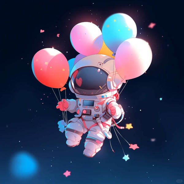 phi hành gia chibi (7)