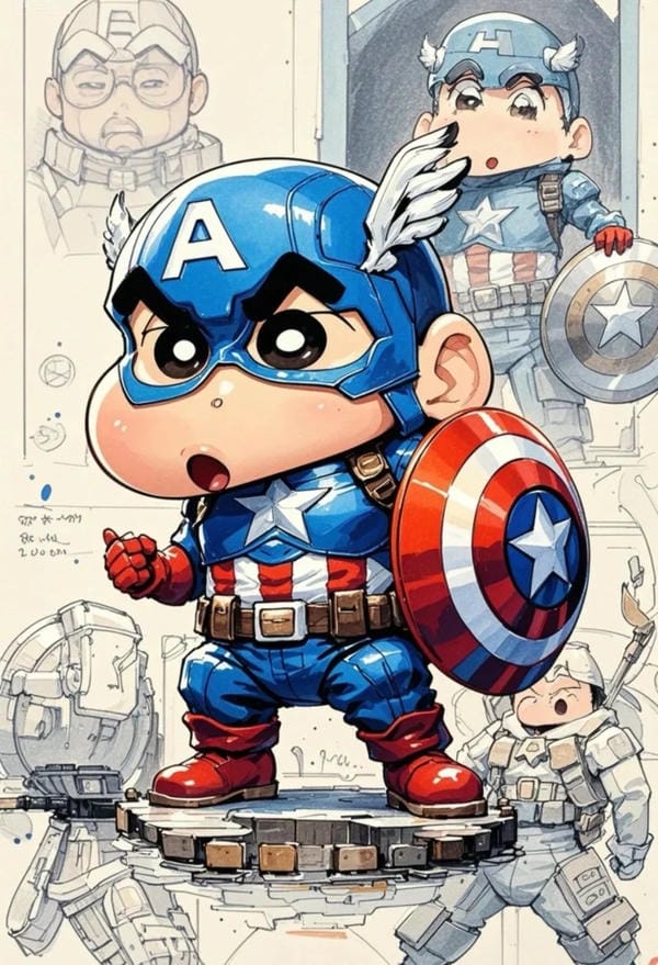 siêu nhân điện quang chibi